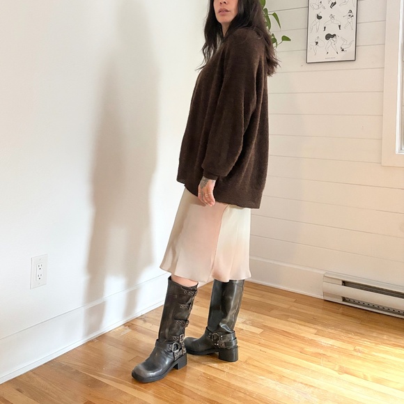 Babaton Satin Gold Skirt - Picture 2 of 7